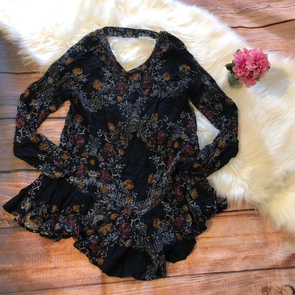 Free People Dresses & Skirts - Free People Floral Boho Gypsy Dress